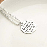 Sky High And Sea Deep Love Quote Collection Necklace