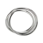 TK3743 - High polished Stainless Steel Interlocking Ring