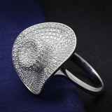 Cowboy Carter -TS015 Rhodium 925 Sterling Silver Ring with AAA Grade CZ